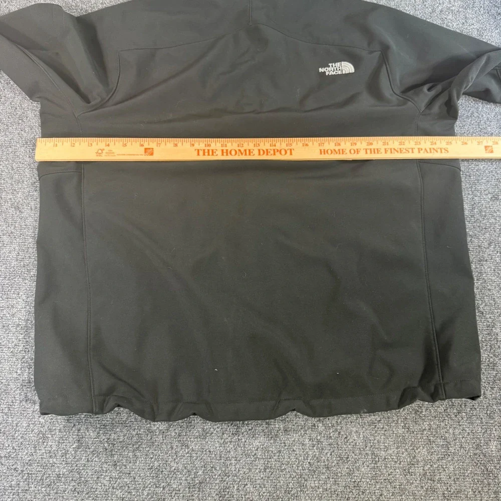 The North Face Apex Bionic Hooded Softshell Jacket Mens XL Black Windproof Fleec